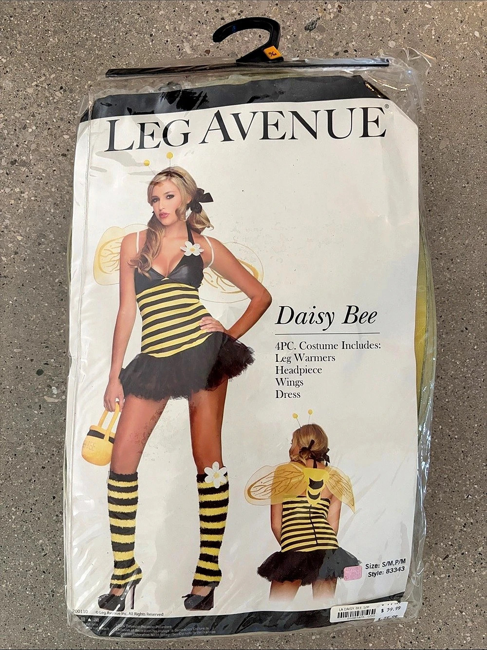 Leg Avenue Daisy Bee Costume Yellow & Black
